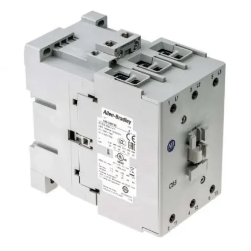 Allen Bradley 100 Series 100C Contactor, 230 V ac Coil, 3-Pole, 85 A, 45 kW, 3NO, 690 V ac - 100-C85KF00 product image