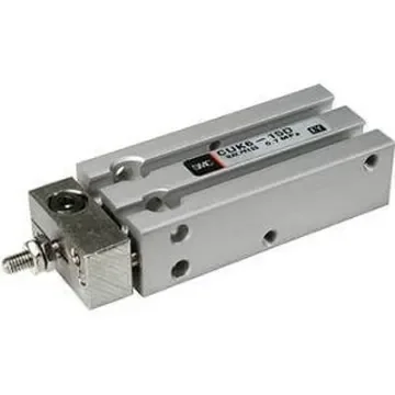 SMC Pneumatic Piston Rod Cylinder - CUK25-20D, 25mm Bore, 20mm Stroke, CU Series, Double Acting product image