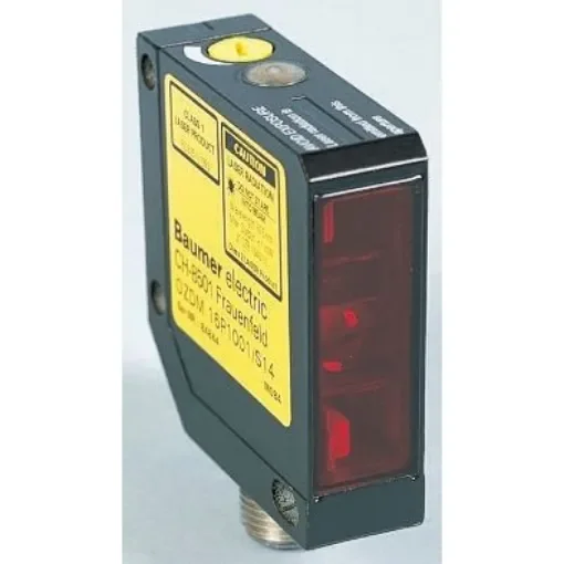 Baumer Diffuse Photoelectric Sensor, Block Sensor, 250 mm Detection Range - OZDM 16P1001/S14 product image
