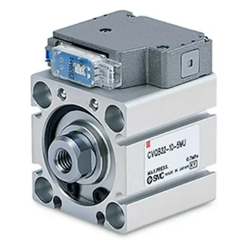 SMC Pneumatic Piston Rod Cylinder - CVQB40-75-5MO, 40mm Bore, 75mm Stroke, CVQ Series, Double Acting product image