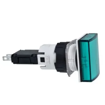 Schneider Electric, Harmony XB6, Panel Mount Green LED Pilot Light Complete, 16mm Cutout, IP65, 24V ac/dc - XB6DV3BB product image