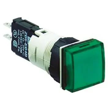 Schneider Electric, Harmony XB6, Panel Mount Green LED Pilot Light Complete, 16mm Cutout, IP65, 30V ac/dc - XB6CV3BB product image