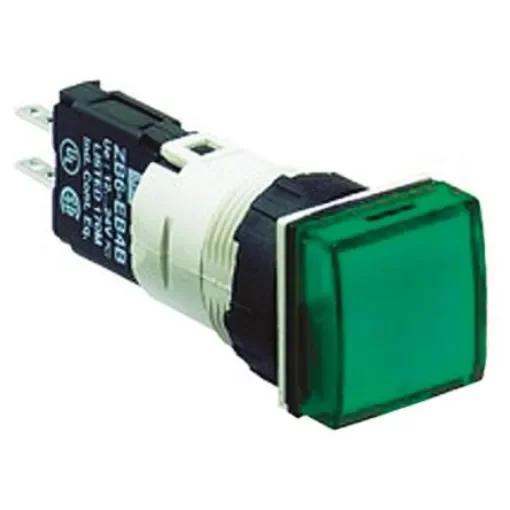 Schneider Electric, Harmony XB6, Panel Mount Green LED Pilot Light Complete, 16mm Cutout, IP65, 30V ac/dc - XB6CV3BB product image