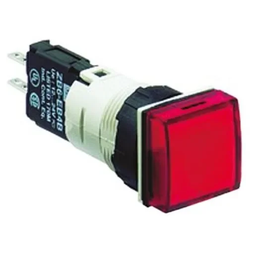 Schneider Electric, Harmony XB6, Panel Mount Red LED Pilot Light Complete, 16mm Cutout, IP65, 30V ac/dc - XB6CV4BB product image