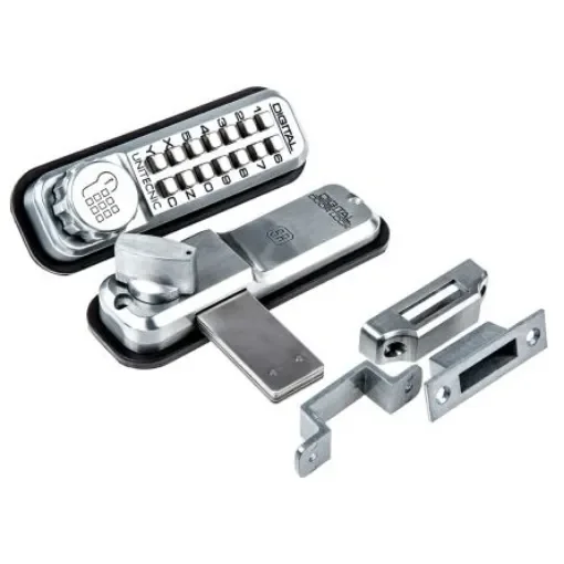 Aluminium Mechanical Brushed Code Lock - UNITEC 2200 product image