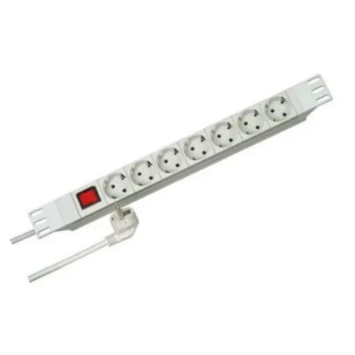 Kopp 2m 7 Socket Type F - German Schuko Extension Lead, 250 V ac - 9307.0401.0 product image