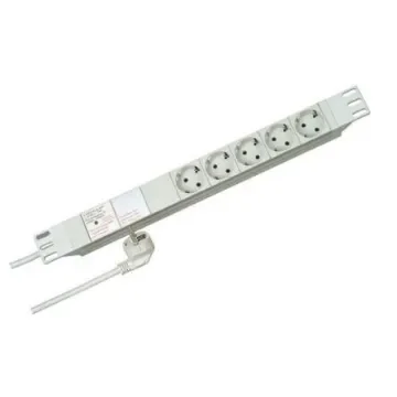 Kopp 2m 5 Socket Type F - German Schuko Extension Lead, 250 V ac - 9305.0401.4 product image