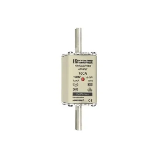 Mersen 160A NH Fuse, NH1, 500V ac - A218247 product image