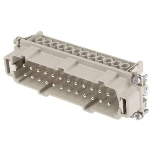 EPIC Heavy Duty Power Connector Insert, 16A, Male, H-BE Series, 24 Contacts - 10196000 product image