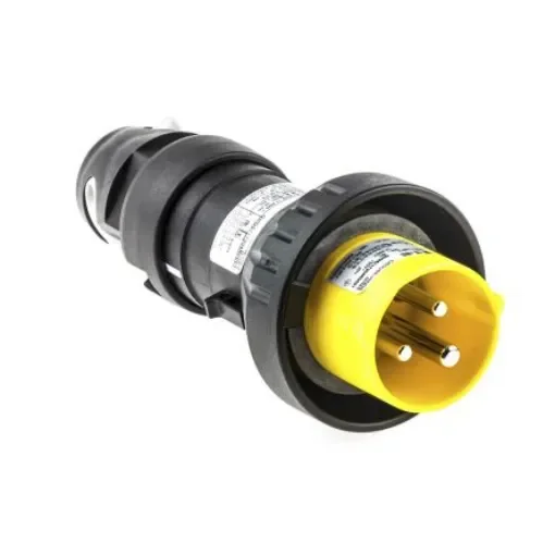 Eaton IP66 Yellow Cable Mount 2P + E Power Connector Plug ATEX, Rated At 16A, 120 V - GHG5117304R0001 product image