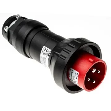 Eaton IP66 Red Cable Mount 3P + E Power Connector Plug ATEX, Rated At 16A, 415 V - GHG5117406R0001 product image