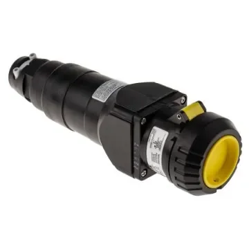 Eaton IP66 Black Cable Mount 2P + E Power Connector Plug, Socket ATEX, Rated At 16A, 130 V - GHG5113304R0001 product image