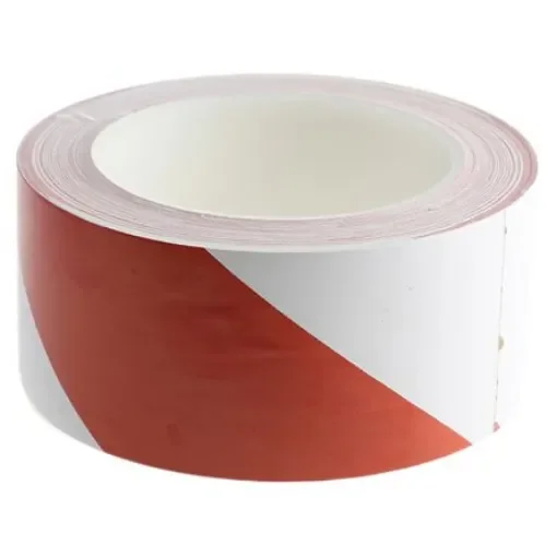 Brady Red/White PVC 33m Lane Marking Tape, 0.138mm Thickness - 255296 product image