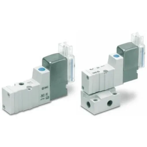 SMC 3/2 Pneumatic Solenoid Valve - Pilot/Pilot Metric M5 SYJ500 Series 230V ac - SYJ512-4DZ-M5-Q product image