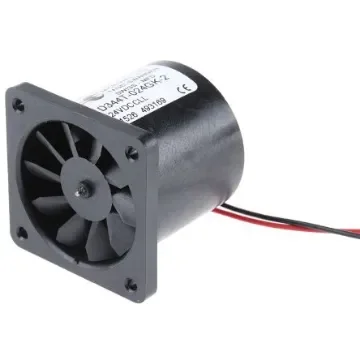 Micronel D340T Series Axial Fan, 24 V dc, DC Operation, 16.56m³/h, 960mW, 50mA Max, 40 x 40 x 36mm - D344T-024GK-2 product image
