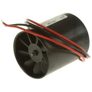 Micronel D300L Series Axial Fan, 12 V dc, DC Operation, 8.76m³/h, 580mW, 60mA Max, 30 x 36mm - D301L-012GK-2 product image