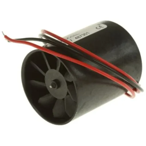 Micronel D300L Series Axial Fan, 12 V dc, DC Operation, 8.76m³/h, 580mW, 60mA Max, 30 x 36mm - D301L-012GK-2 product image