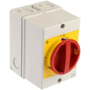 Kraus & Naimer 3P Pole Isolator Switch - 20A Maximum Current, 5.5kW Power Rating, IP66, IP67 - KG10.T203/GBA283.*KS1V product image