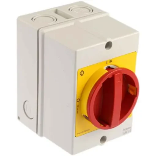 Kraus & Naimer 3P Pole Isolator Switch - 20A Maximum Current, 5.5kW Power Rating, IP66, IP67 - KG10.T203/GBA283.*KS1V product image