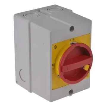 Kraus & Naimer 3P Pole Isolator Switch - 32A Maximum Current, 11kW Power Rating, IP66, IP67 - KG32.T203/GBA283.*KS1V product image