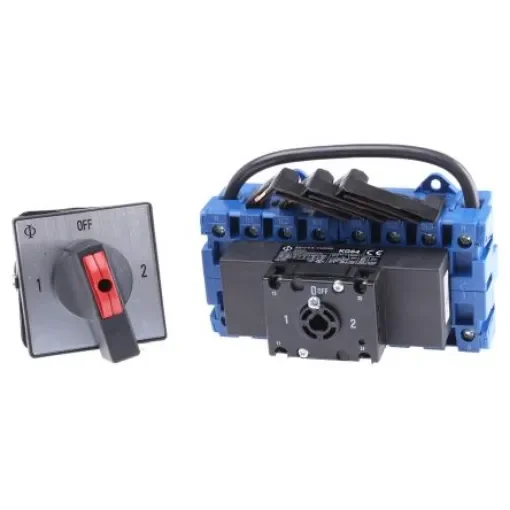 Kraus & Naimer 4P Pole Isolator Switch - 63A Maximum Current, 22kW Power Rating, IP65 - KG64B.T904/GBA021.VE product image