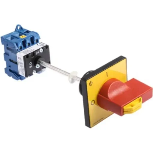 Kraus & Naimer 3P Pole Isolator Switch - 25A Maximum Current, 7.5kW Power Rating, IP65 - KG20B.T203/GBA282.VE product image