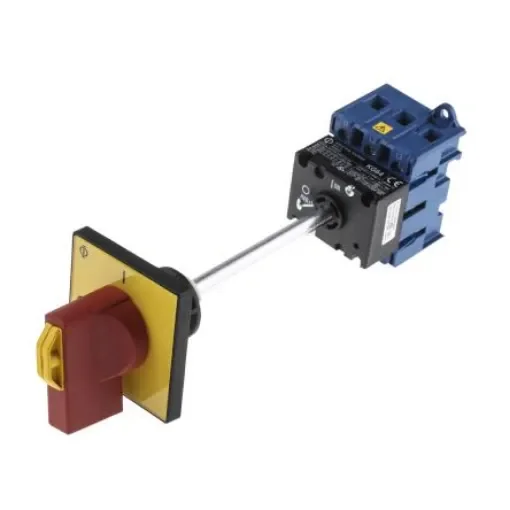 Kraus & Naimer 3P Pole Isolator Switch - 63A Maximum Current, 22kW Power Rating, IP65 - KG64B.T203/GBA282.VE product image