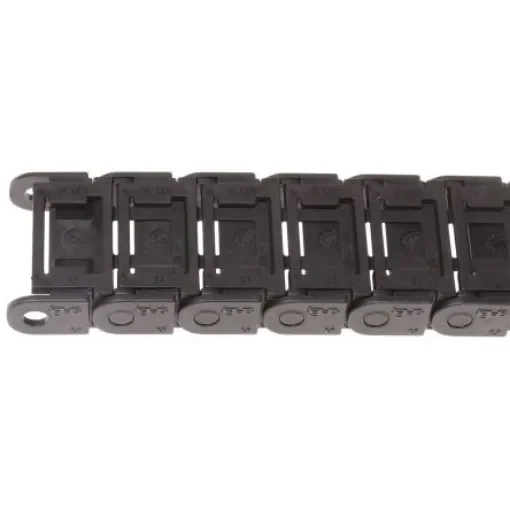 Igus 7, e-chain Black Cable Chain - Flexible Slot, W37 mm x D15mm, L1m, 38 mm Min. Bend Radius, Igumid G - 07.30.038.0 product image