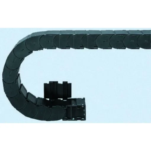 Igus 167, e-chain Black Cable Chain - Flexible Slot, W193 mm x D64mm, L1m, 100 mm Min. Bend Radius, Igumid G - 167.175.100 product image