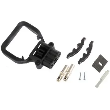 Rema Black Chassis Mount 2P Industrial Power Socket, Rated At 80A, 150 V - 95342-01 product image