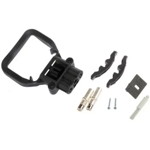 Rema Black Chassis Mount 2P Industrial Power Socket, Rated At 80A, 150 V - 95342-01 product image