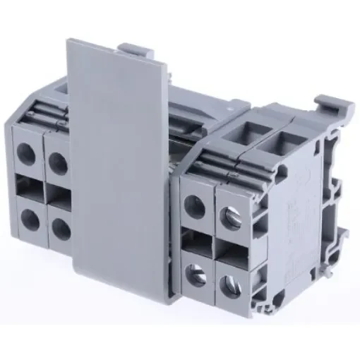 Entrelec Distribution Block, 2 Way, 10-70 inputmm², 200A, 800 V, Grey - 1SNA115336R1300 product image