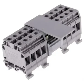 Entrelec Distribution Block, 2 Way, 10-70 inputmm², 200A, 800 V, Grey - 1SNA115338R2500 product image