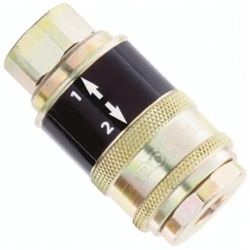 PCL Steel Female Pneumatic Quick Connect Coupling, Rp 1/2 Female Threaded - SC21JF product image