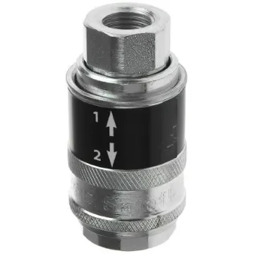 PCL Steel Female Pneumatic Quick Connect Coupling, Rp 1/4 Female Threaded - SC21CF product image