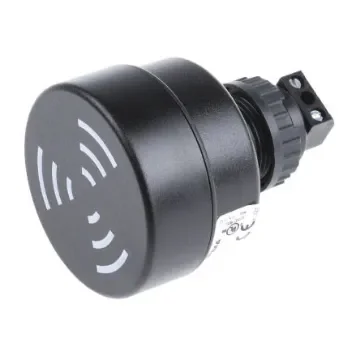 Werma Wall Mount Buzzer, 24 V ac/dc, 80dB at 1 m, IP65, AC, DC, Single-Tone - 109.000.75 product image