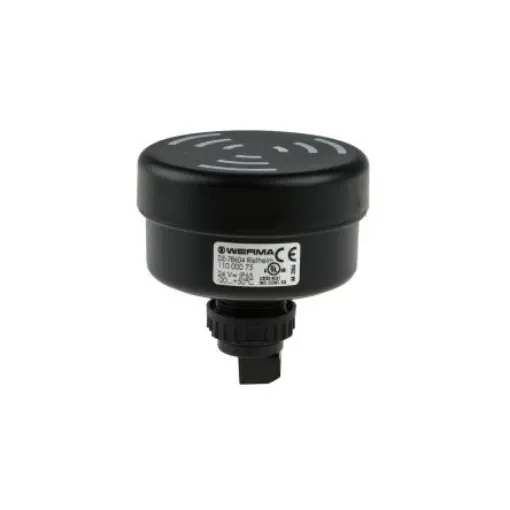 Werma Wall Mount Buzzer, 24 V, 100dB at 1 m, IP65, AC, DC, 8-Tone - 110.000.75 product image