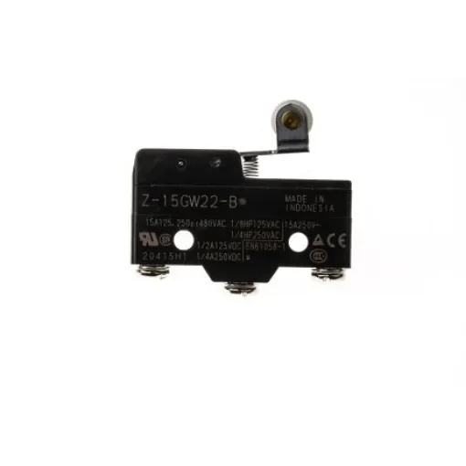 Omron Z Series Roller Lever Limit Switch, NO/NC, IP00, SPDT, 500V ac Max, 15A Max - Z-15GW22-B product image
