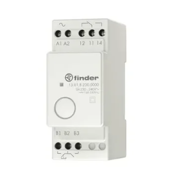 Finder DIN Rail Power Relay, 230V ac Coil, 16A Switching Current, SPDT - 13.01.8.230.0000 product image