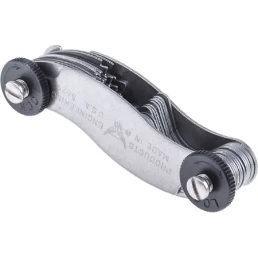 RS PRO, 28 Blades Thread Pitch Gauge, Imperial/Metric thread type - 3870183 product image