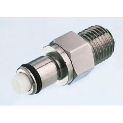 Colder Products Hose Connector, Straight Threaded Coupling, BSPT 1/8in, 17.3 bar - MCD2402BSPT product image