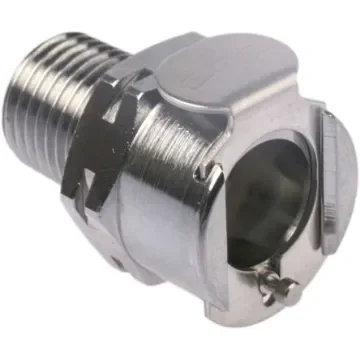 Colder Products Hose Connector, Straight Threaded Coupling, BSPT 1/4in, 17.3 bar - LCD10004BSPT product image