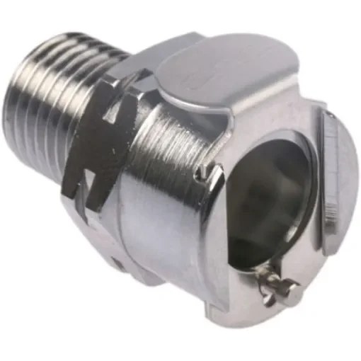 Colder Products Hose Connector, Straight Threaded Coupling, BSPT 1/4in, 17.3 bar - LCD10004BSPT product image
