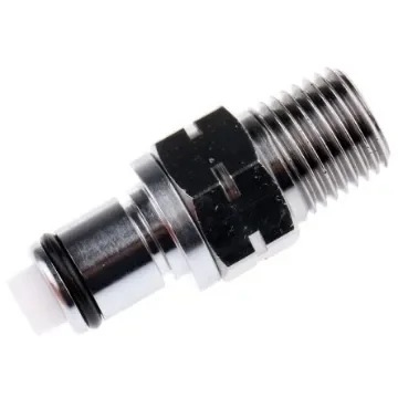 Colder Products Hose Connector, Straight Threaded Coupling, BSPT 1/4in, 17.3 bar - LCD24004BSPT product image