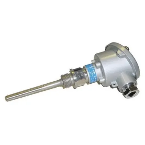 Reckmann PT100 RTD Sensor, 6mm Dia, 100mm Long, G1/2, +400°C Max - R15-407-100OH product image