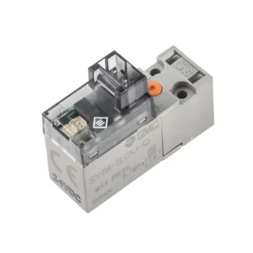 SMC 3/2 Pneumatic Control Valve - Solenoid/Spring SY100 Series 24V dc - SY114-5LOU-Q product image