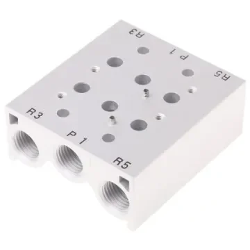 SMC SS5YJ series 2 station G 1/4 Manifold - SS5YJ7-21-02-00F-Q product image