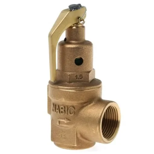 Nabic Valve Safety Products 3bar Pressure Relief Valve With Female BSP 1 in BSP Female Connection and a BSP 1 Exhaust - N-542-025 3 BAR product image