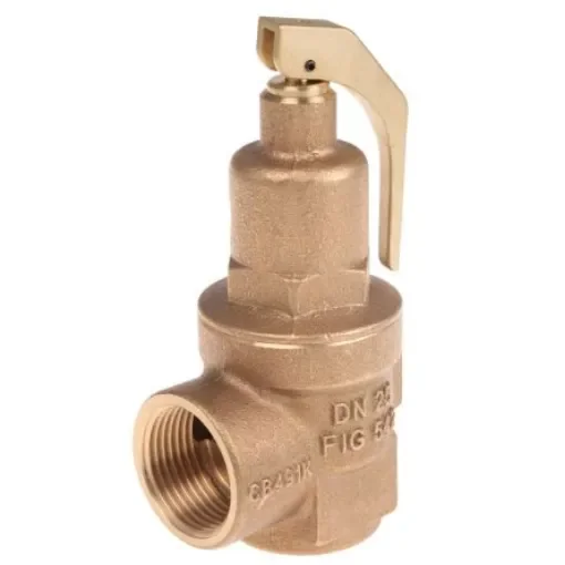 Nabic Valve Safety Products 5bar Pressure Relief Valve With Female BSP 1 in BSP Female Connection and a BSP 1 Exhaust - N-542-025 5 BAR product image