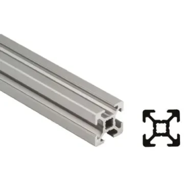 Bosch Rexroth Silver Aluminium Profile Strut, 30 x 30 mm, 8mm Groove, 2000mm Length - 3842990720/2000 product image